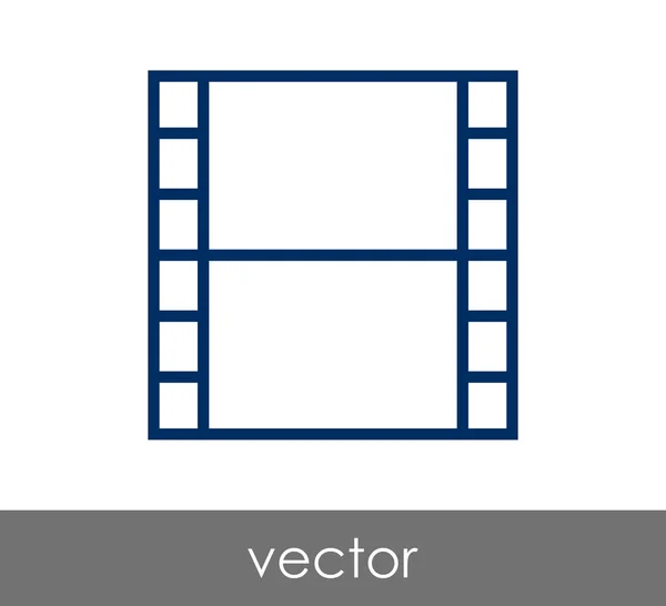 Diseño del icono de la película — Vector de stock