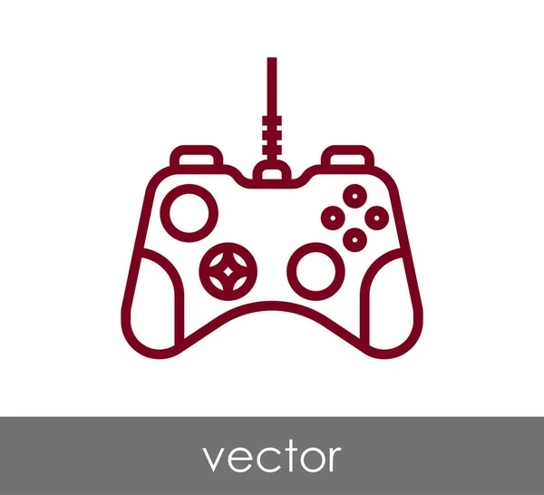 Ikon web Joystick - Stok Vektor