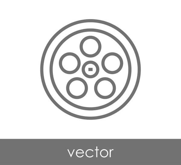 Design de ícone de filme — Vetor de Stock