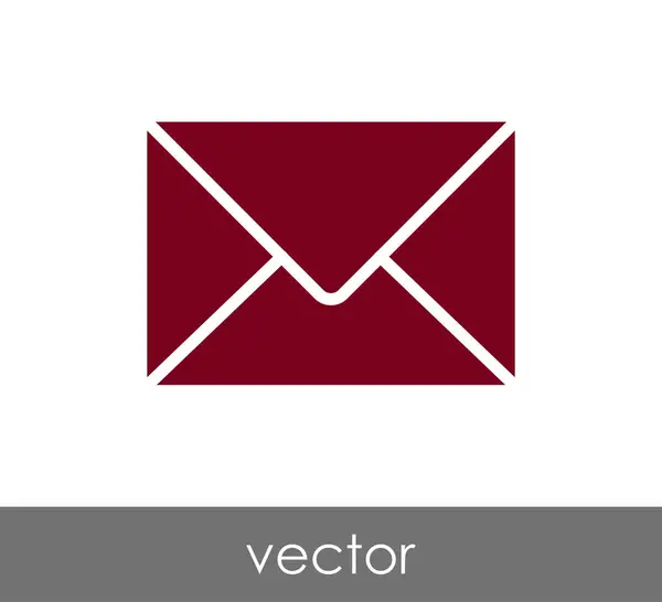 Ícone de sinal de envelope — Vetor de Stock