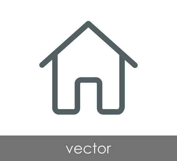 Ícone de construção home — Vetor de Stock