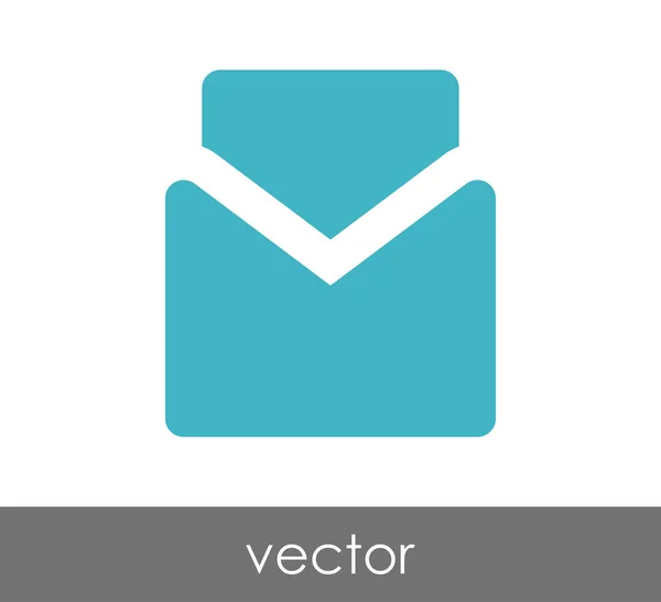 Icône de signe d'enveloppe — Image vectorielle