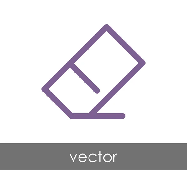 Radiergummi-Websymbol — Stockvektor