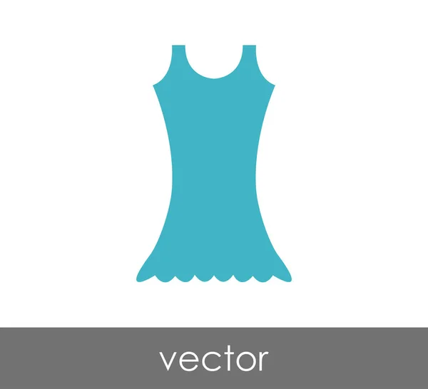 Vestido icono web — Vector de stock