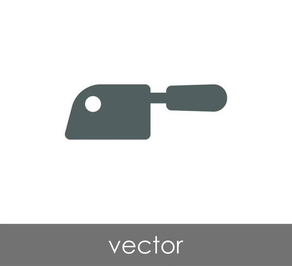 Ontwerp van mes-pictogram — Stockvector