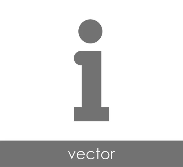Informatiepictogram teken — Stockvector