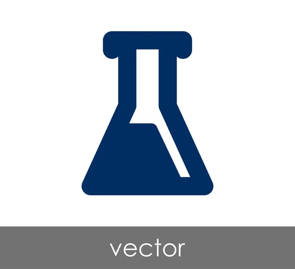 Lombik lapos ikon — Stock Vector