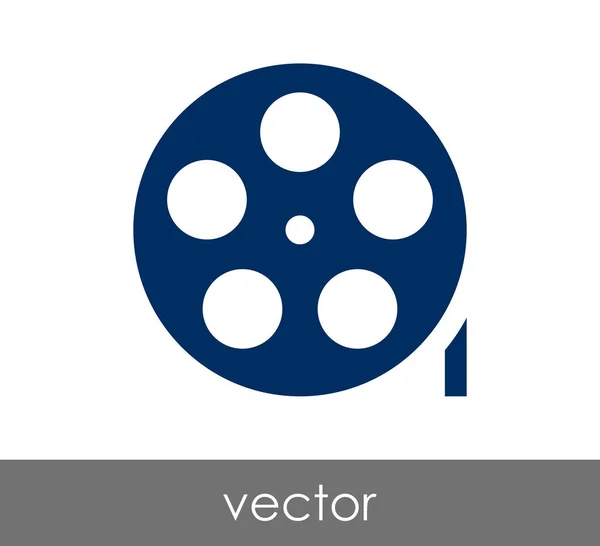 Diseño del icono de la película — Vector de stock