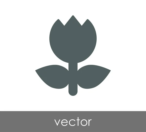 Illustration zum Blumensymbol — Stockvektor