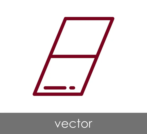 Borrador icono web — Vector de stock