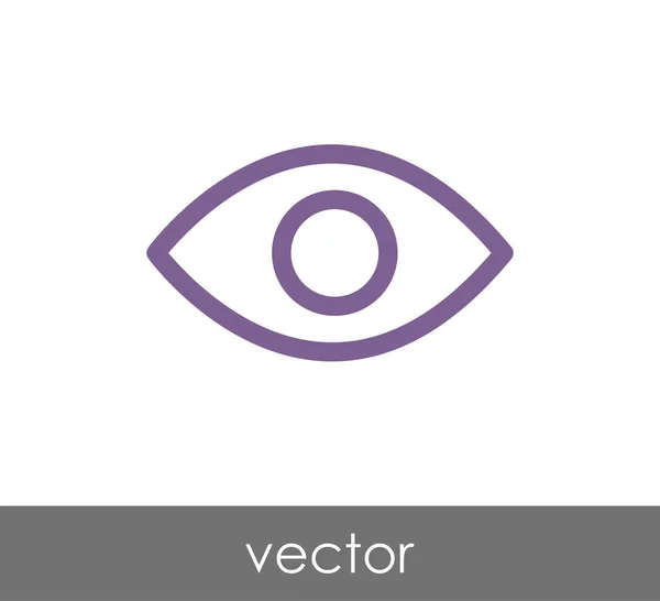 Icono del ojo humano — Vector de stock