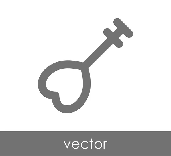 Design dell'icona chiave — Vettoriale Stock