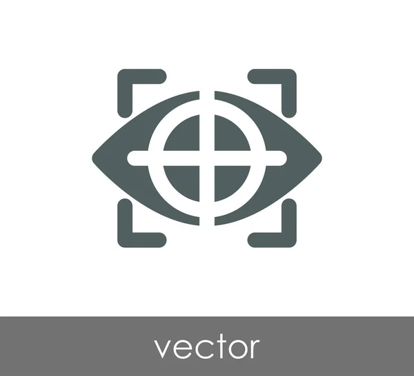 Icono del ojo humano — Vector de stock