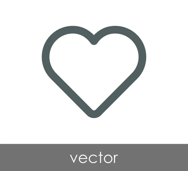 Simple heart icon — Stock Vector