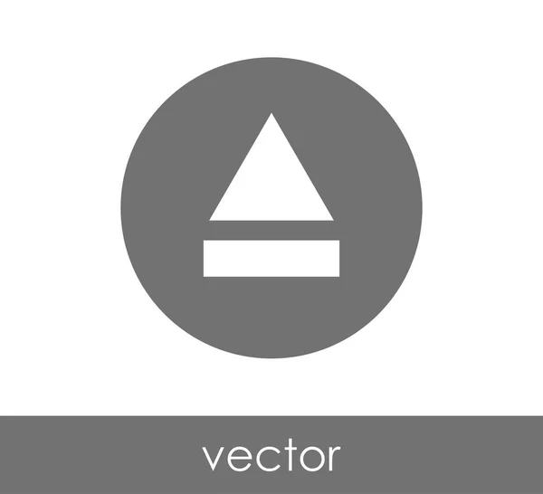 Flate ut flatt ikon – stockvektor