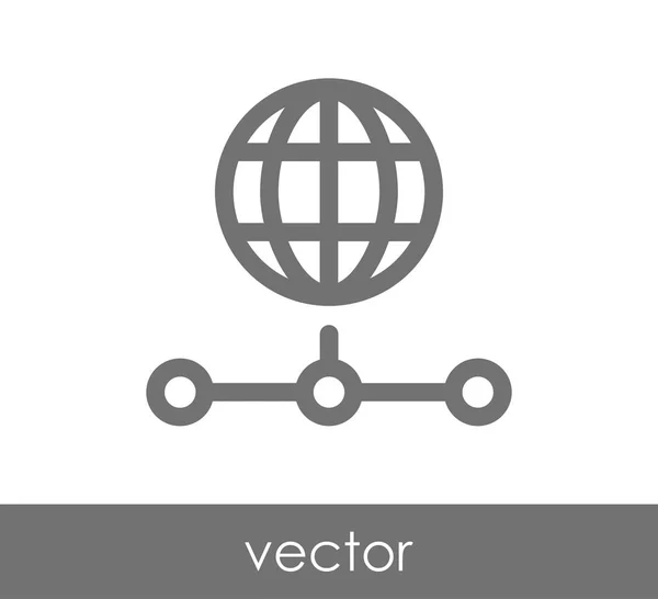 Maan verkkokuvake — vektorikuva