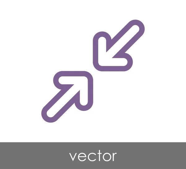 Fit pijlpictogram — Stockvector