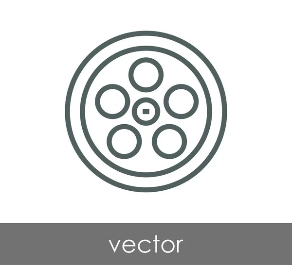 Design de ícone de filme — Vetor de Stock