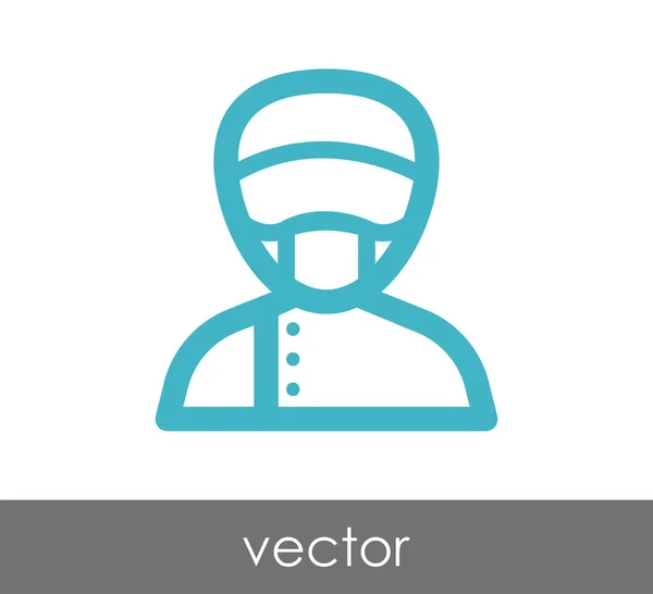 Icono del Doctor Ilustración — Vector de stock