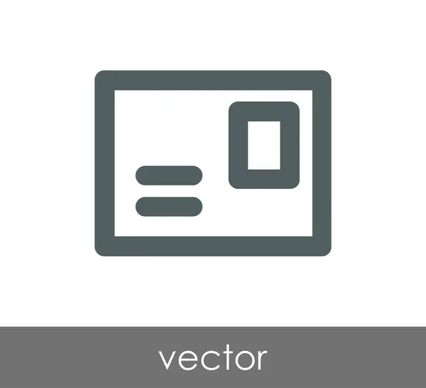 Ilustración de icono de sobre — Vector de stock