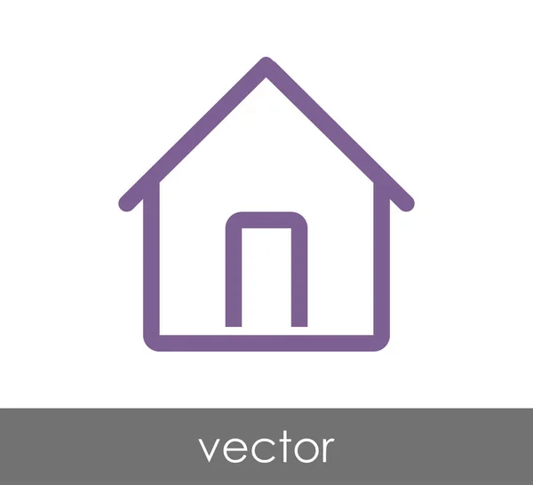 Ícone de construção home — Vetor de Stock