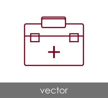 İlk yardım çantası simgesi