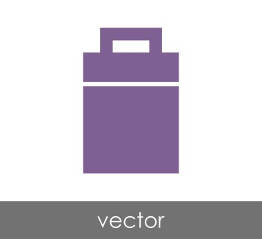 çöp kutusu simgesini