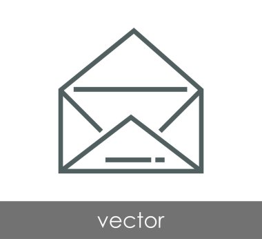 zarf simgesi illüstrasyon 