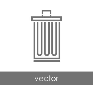 çöp kutusu simgesini