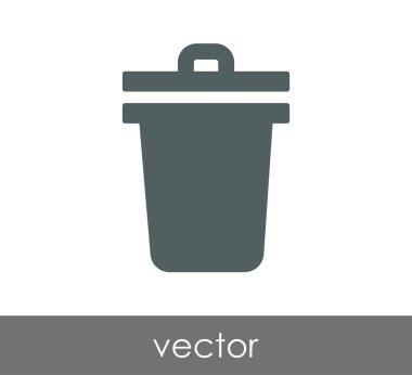 çöp kutusu simgesini