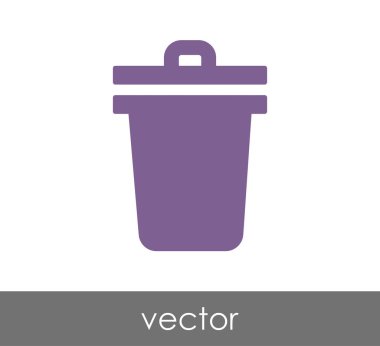 çöp kutusu simgesini