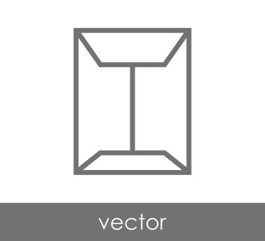 zarf simgesi illüstrasyon 