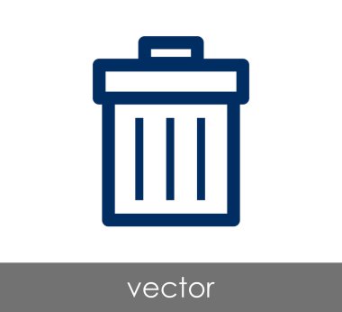 çöp kutusu simgesini