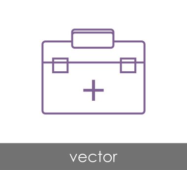 İlk yardım çantası simgesi