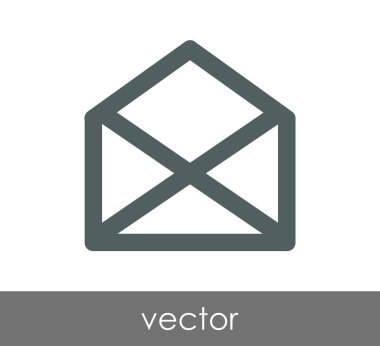 zarf simgesi illüstrasyon 