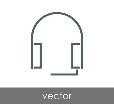 kulaklık basit simgesi