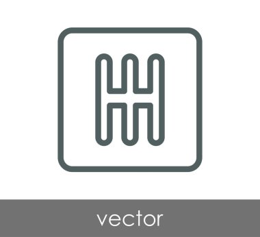 Araba vites kutusu simgesi