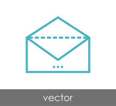 zarf simgesi illüstrasyon 