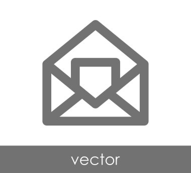 zarf simgesi illüstrasyon 