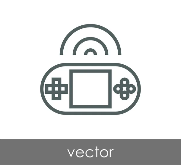 Joystick ícone web — Vetor de Stock