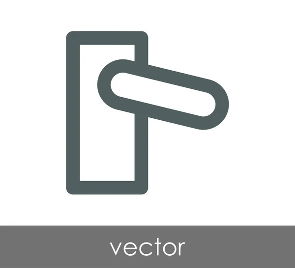 Pomo de puerta icono web — Vector de stock