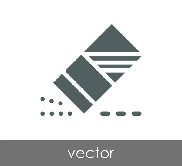 Radír-web ikon — Stock Vector