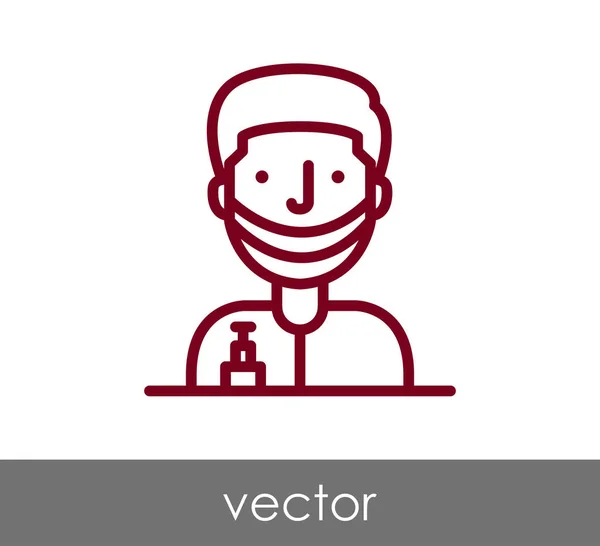 Ilustração do ícone do doutor —  Vetores de Stock