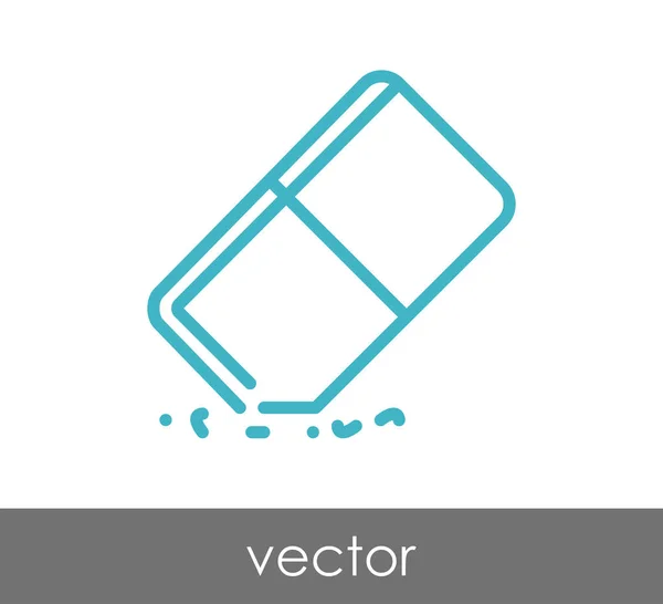 Eraser web icon — Stock Vector