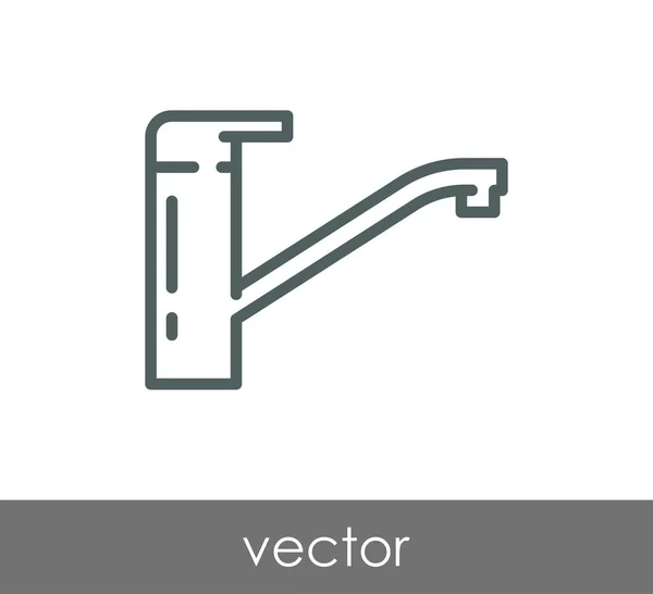 Design of faucet icon — Stock Vector