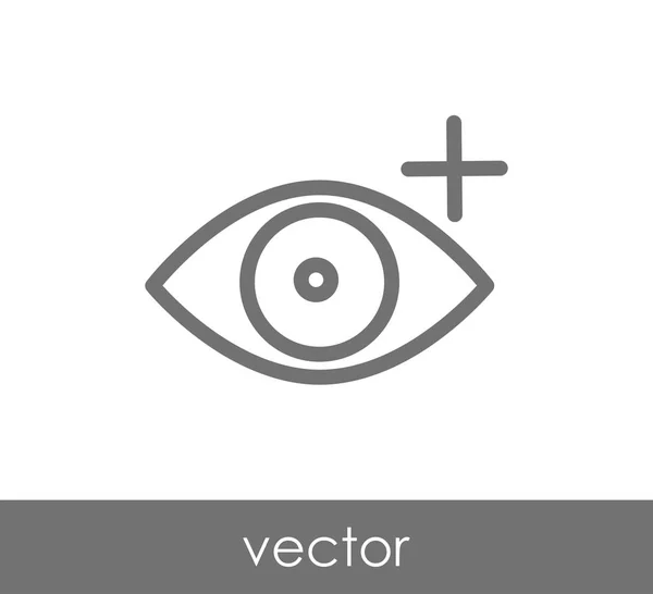 Emberi szem ikon — Stock Vector