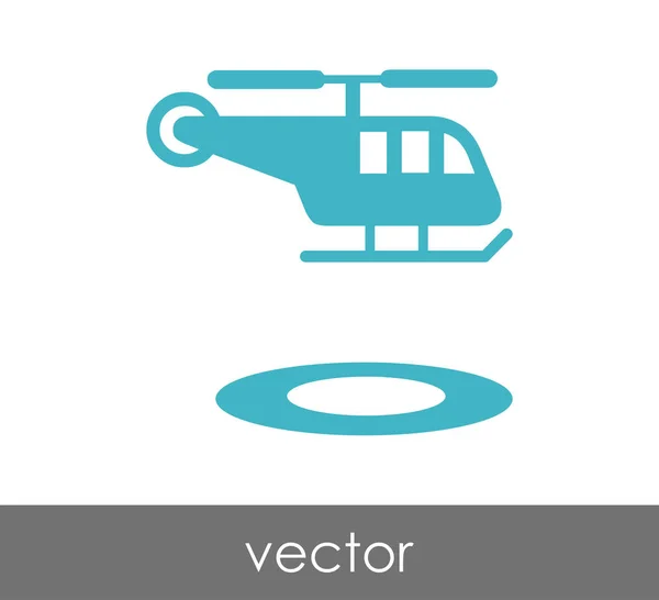 Illustrazione icona elicottero — Vettoriale Stock