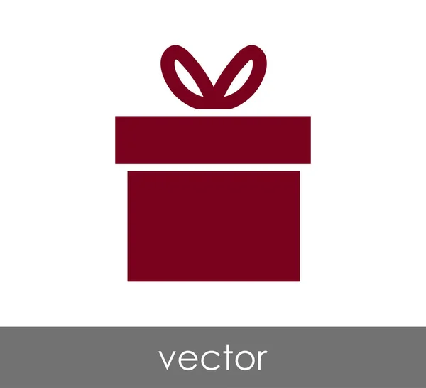 Gift box icon — Stock Vector