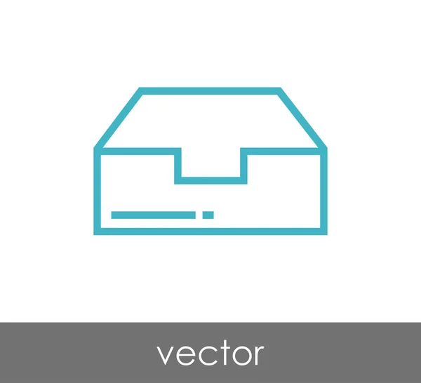 Icono de archivo ilustración — Vector de stock