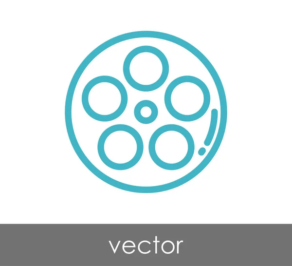 Design de ícone de filme — Vetor de Stock